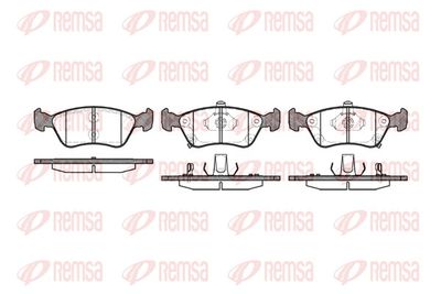 Brake Pad Set, disc brake REMSA 0676.02