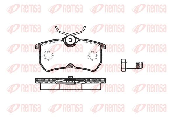 REMSA 0693.00 Brake Pad Set, disc brake