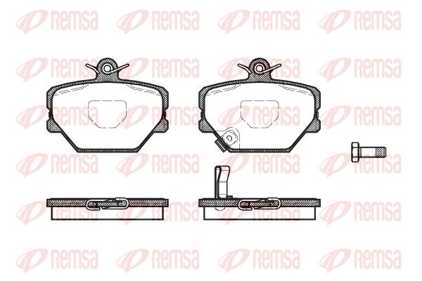 REMSA 0705.02 Brake Pad Set, disc brake