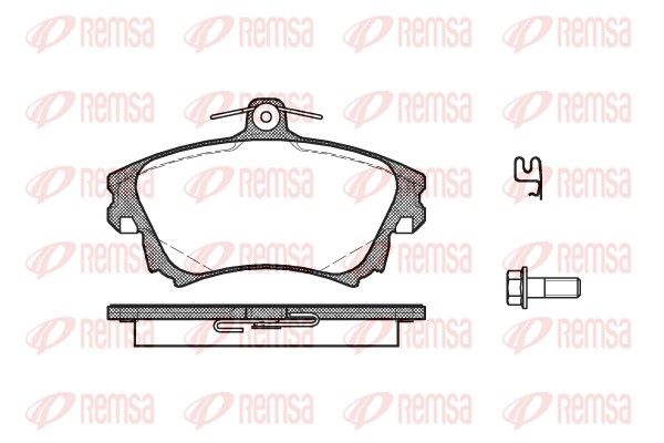 REMSA 0708.02 Brake Pad Set, disc brake