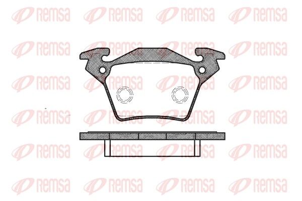 REMSA 0717.00 Brake Pad Set, disc brake