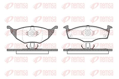 Brake Pad Set, disc brake REMSA 0718.20