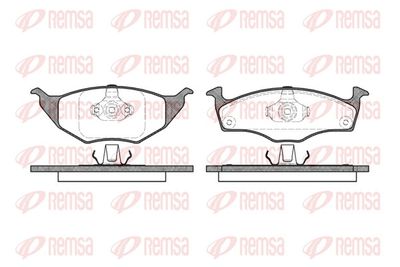 Brake Pad Set, disc brake REMSA 0718.00