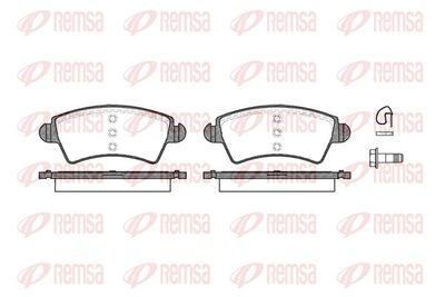 Brake Pad Set, disc brake REMSA 0726.10