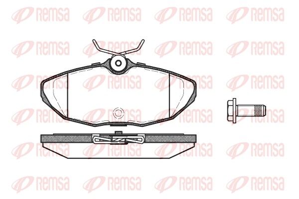 REMSA 0732.00 Brake Pad Set, disc brake