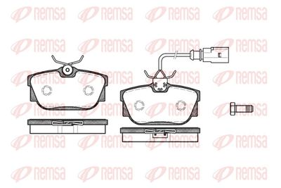 Brake Pad Set, disc brake REMSA 0767.01