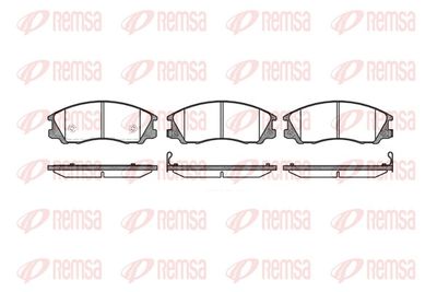 Brake Pad Set, disc brake REMSA 0771.32