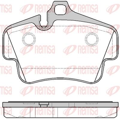 Brake Pad Set, disc brake REMSA 0773.30