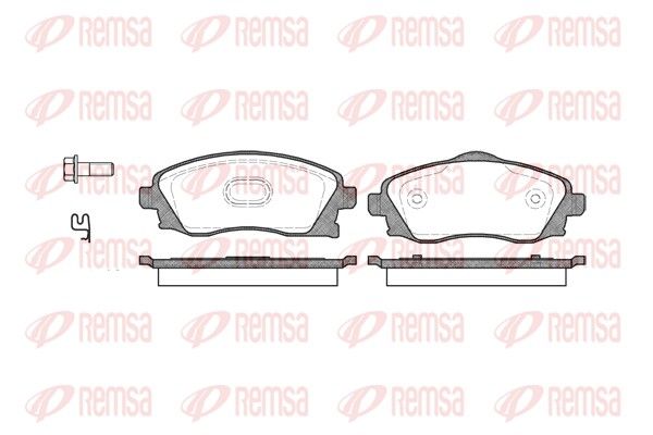 REMSA 0774.02 Brake Pad Set, disc brake