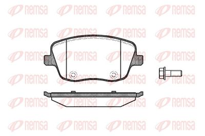 Brake Pad Set, disc brake REMSA 0775.00