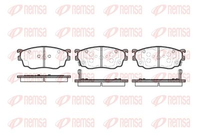 Brake Pad Set, disc brake REMSA 0800.02