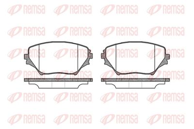 Brake Pad Set, disc brake REMSA 0813.00