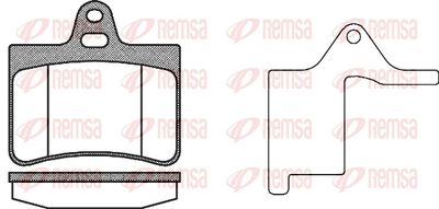 Brake Pad Set, disc brake REMSA 0830.20