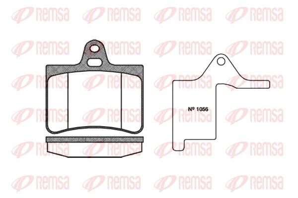 REMSA 0830.00 Brake Pad Set, disc brake