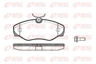 Brake Pad Set, disc brake REMSA 0834.10