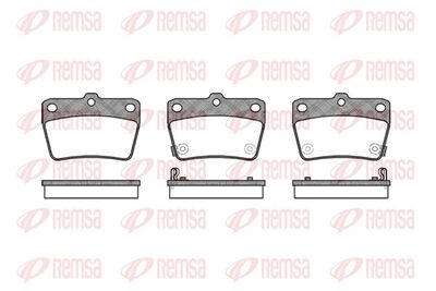 Brake Pad Set, disc brake REMSA 0839.02