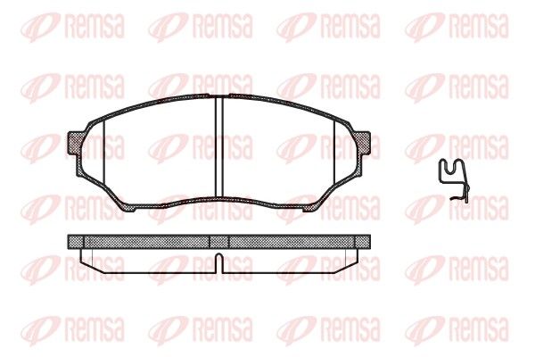 REMSA 0845.01 Brake Pad Set, disc brake