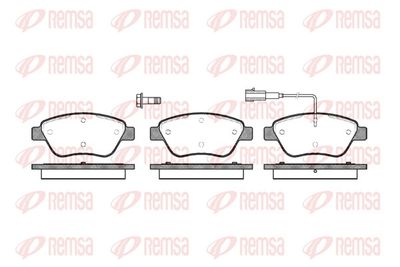 Brake Pad Set, disc brake REMSA 0858.01