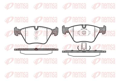 Brake Pad Set, disc brake REMSA 0963.00