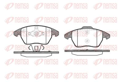 Brake Pad Set, disc brake REMSA 1030.10