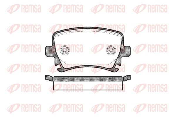 REMSA 1031.00 Brake Pad Set, disc brake