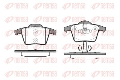 Brake Pad Set, disc brake REMSA 1044.00