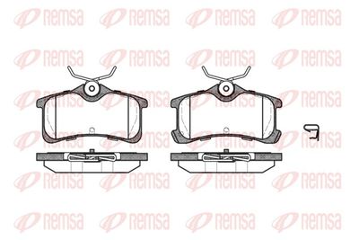 Brake Pad Set, disc brake REMSA 1050.02