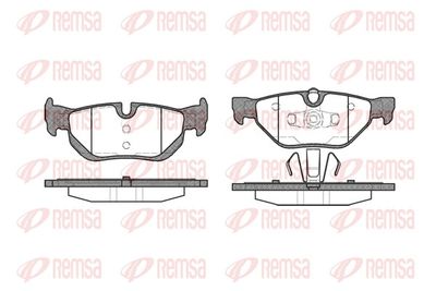 Brake Pad Set, disc brake REMSA 1145.00