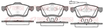 Brake Pad Set, disc brake REMSA 1183.01