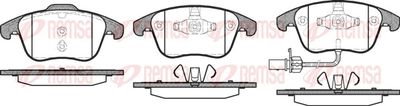 Brake Pad Set, disc brake REMSA 1219.11