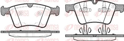 Brake Pad Set, disc brake REMSA 1370.00