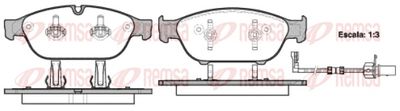 Brake Pad Set, disc brake REMSA 1441.02