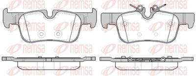 Brake Pad Set, disc brake REMSA 1573.00