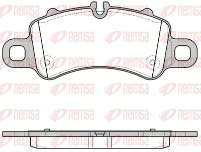 Brake Pad Set, disc brake REMSA 1713.00