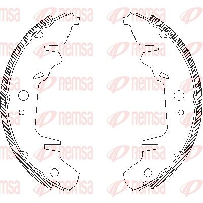 Brake Shoe REMSA 4020.00