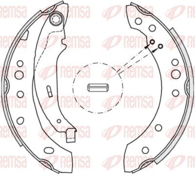 Brake Shoe REMSA 4149.02