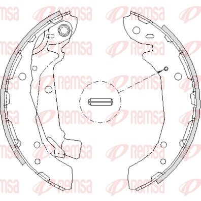 REMSA 4197.00 Brake Shoe