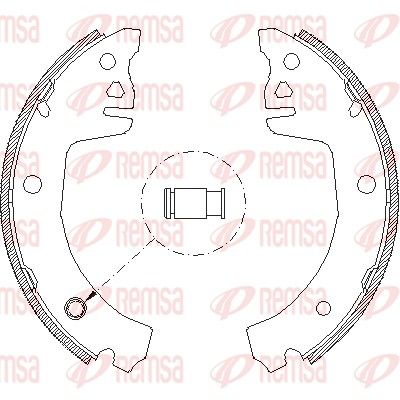 Brake Shoe REMSA 4198.00