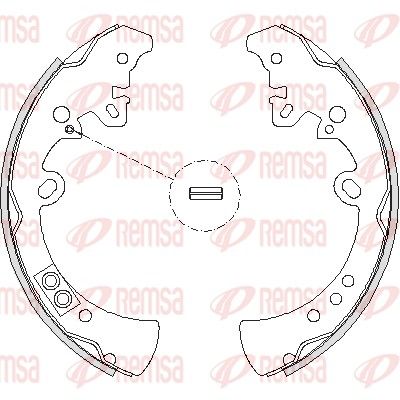 Brake Shoe REMSA 4218.00