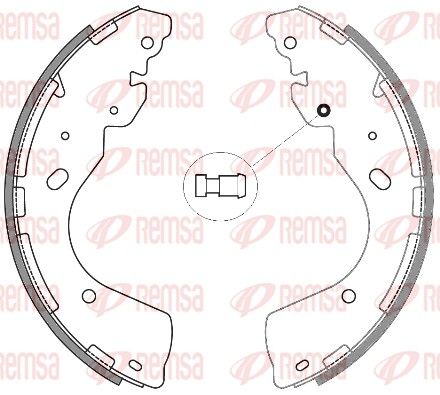 REMSA 4246.00 Brake Shoe