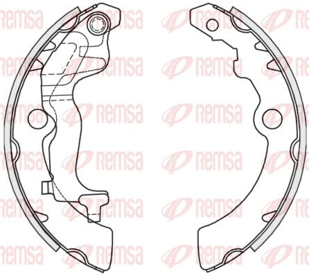 REMSA 4251.00 Brake Shoe