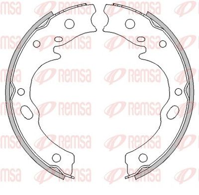 Brake Shoe, parking brake REMSA 4277.01