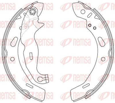 Brake Shoe REMSA 4278.00