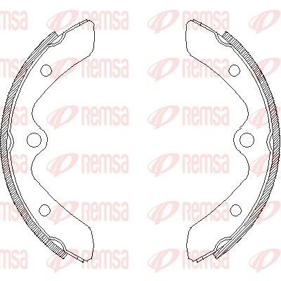 Brake Shoe REMSA 4375.00