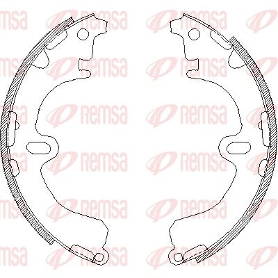 Brake Shoe REMSA 4380.00