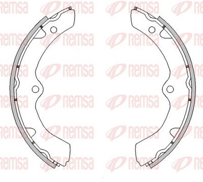 Brake Shoe REMSA 4455.00