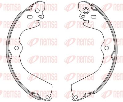 Brake Shoe REMSA 4470.00