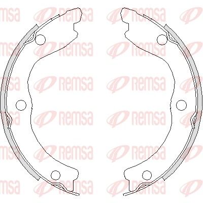 Brake Shoe, parking brake REMSA 4736.00