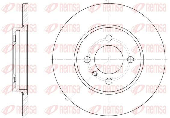 REMSA 6058.00 Brake Disc