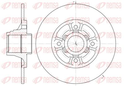 Brake Disc REMSA 6073.00